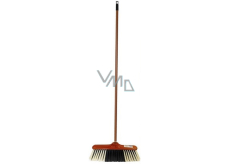 Herr Clanax. Besen Besen mit Stange Holzimitation 130 cm dickes Gewinde