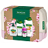 Palmolive Naturals Almond & Milk Duschcreme 250 ml + Naturals Sensitive Skin Milk Proteins Duschcreme 250 ml + Naturals Milk & Almond Flüssigseife mit Spender 300 ml + Soft Antitranspirant Deodorant Roll-on 50 ml + Kosmetiktasche, Kosmetikset für Frauen