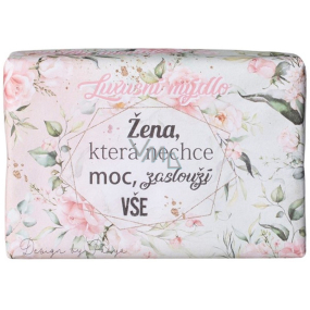 Soaptree Frau, die nicht viel will, verdient alles natürliche Seife 200 g