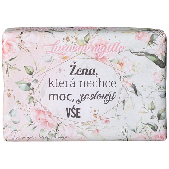 Soaptree Frau, die nicht viel will, verdient alles natürliche Seife 200 g