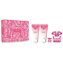 Versace Bright Crystal Absolu Eau de Parfum 90 ml + Körperlotion 100 ml + Duschgel 100 ml + Eau de Parfum Miniatur 5 ml, Geschenkset für Damen