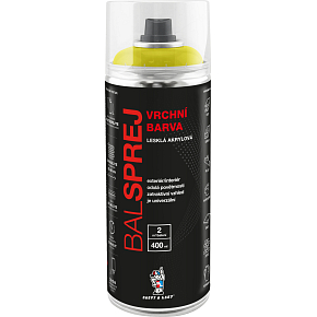BALSPREJ obere universelle Acrylfarbe in Spraydose, RAL 1016 Schwefelgelb, 400 ml