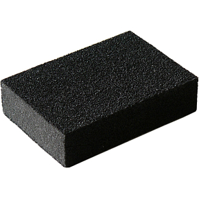 Spokar Schleifschwamm, 4-seitig, Größe 100 x 70 x 27 mm, Körnung 60 Spokar Schleifschwamm, 4-seitig, Größe 100 x 70 x 27 mm, Körnung 60