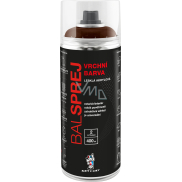 BALSPREJ Vrchní univerzální akrylová barva ve spreji, RAL 8007 hněď srnčí, 400 ml