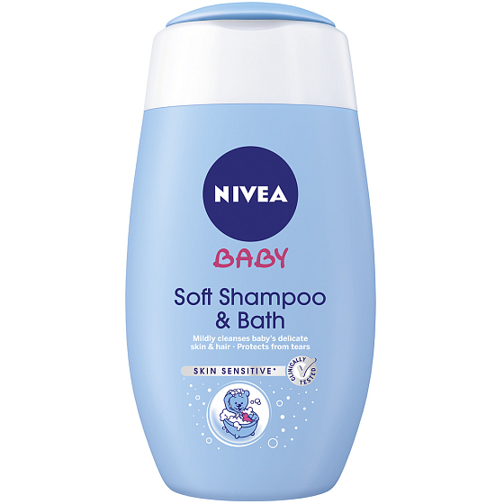 Nivea Baby 2in1 Shampoo und Babybadeschaum 200 ml