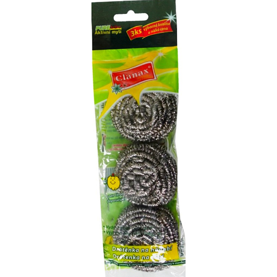 Clanax Edelstahldraht 3 Stück, 15 g