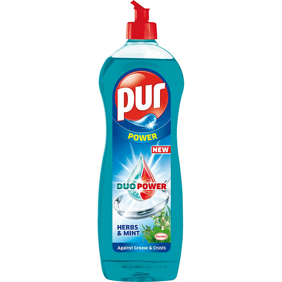 Pur Duo Power Herbs & Mint 900 ml Geschirrspülmittel