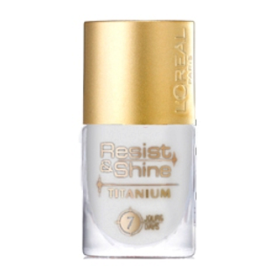 Loreal Paris Resist & Shine Titan Nagellack 001 Pure Blanc 9 ml