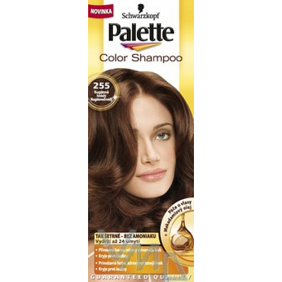 Schwarzkopf Palette Farbton Haarfarbe 255 - Nougatbraun