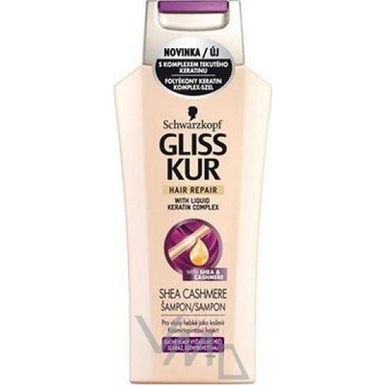 Gliss Kur Shea Cashmere Regenerierendes Haarshampoo 250 ml
