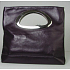 Dove Purse lila, weiß mit Chromgriff
