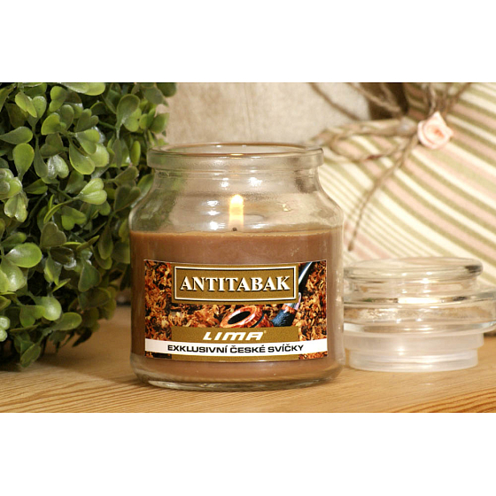 Lima Aroma Dreams Antitabac Duftkerze im Glas mit Deckel 120 g