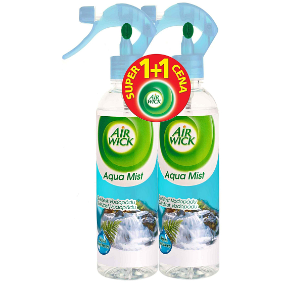 Air Wick Aqua Mist Wasserfall frische Flüssigkeit 2 x Lufterfrischer 345 ml