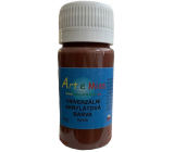 Art e Miss Universal-Acrylfarbe Gloss 24 Braun 40 g