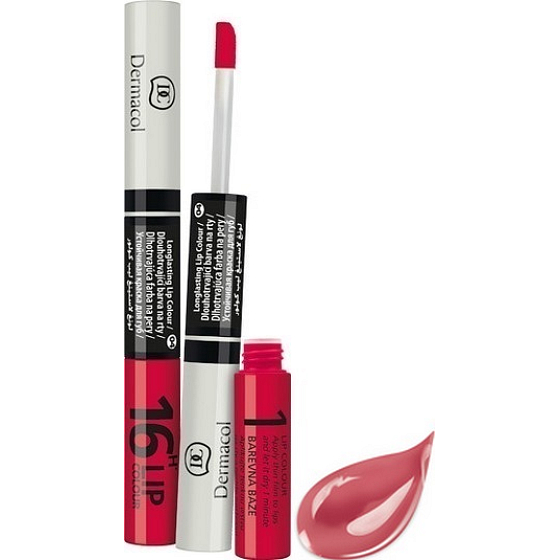 Dermacol 16H Lip Color lang anhaltende Lippenfarbe 07 3 ml und 4,1 ml