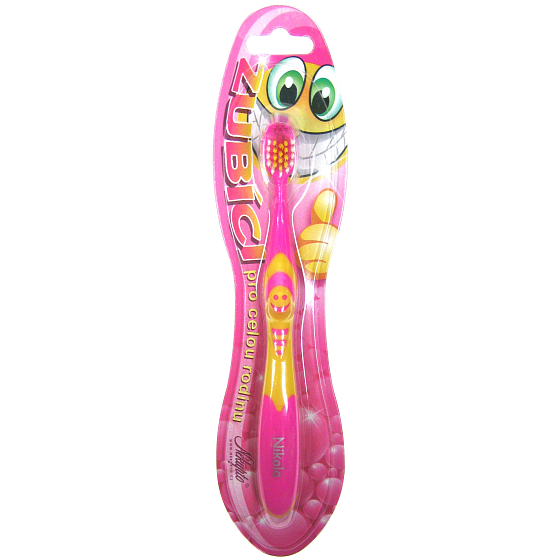 Nekupto Zubíci Zahnbürste für Kinder namens Nikola soft 1 Stück