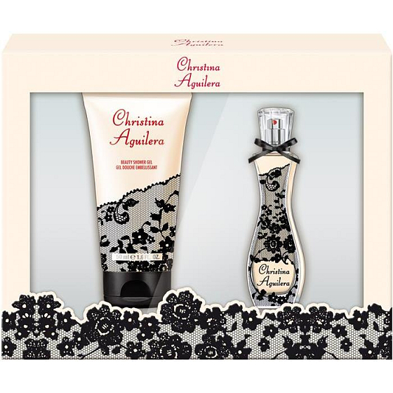 Christina Aguilera Signature parfümiertes Wasser für Frauen 15 ml + Duschgel 50 ml, Geschenkset 2015