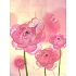 Nekupto Geschenk Kraftbeutel 24 x 18 x 8 cm Rosa Rosen