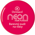 Dermacol Neon Haarpuder Farbiges Haarpuder 09 Pink Mit Glitzern 2,2 g