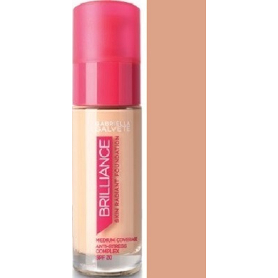 Gabriella Salvete Brilliance Foundation Make-up 103 Weichbeige 30 ml