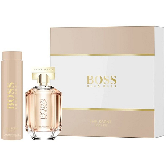 Hugo Boss Boss The Scent parfümiertes Wasser für Frauen 100 ml + Körperlotion 200 ml, Geschenkset