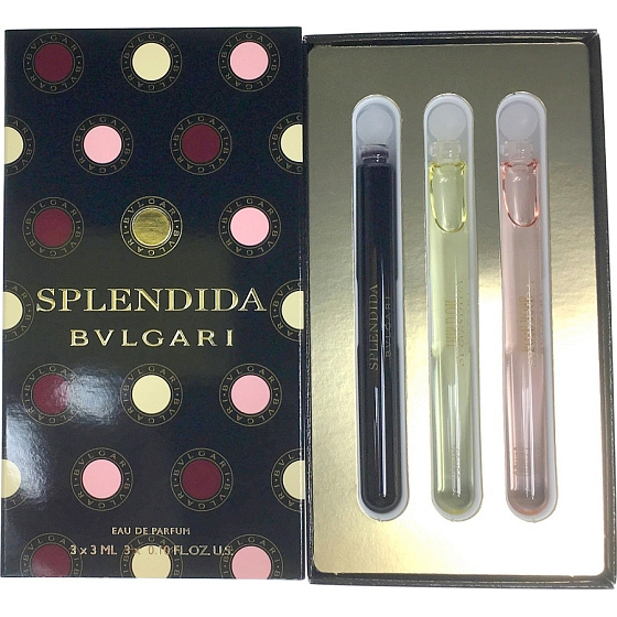 Bvlgari Splendida Mini Set EdP 3 ml + Rose Rose EdP 3 ml + Iris d Oder EdP 3 ml, Geschenkset