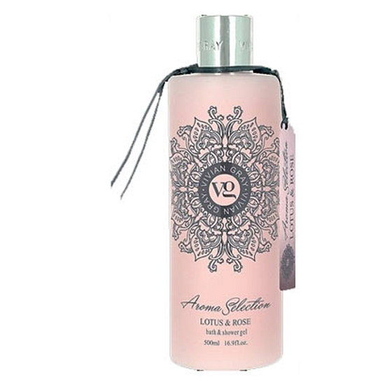 Vivian Gray Aroma Selection Lotus & Rose luxuriöses Creme-Duschgel 500 ml