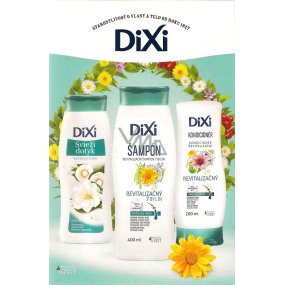 Dixi Fresh Touch Teebaumöl Duschgel 400 ml + Haarshampoo 400 ml + Haarspülung 200 ml, Kosmetikset