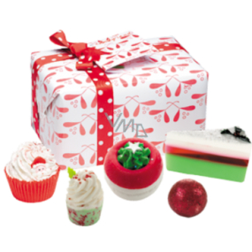 Bomb Cosmetics Weihnachtsballistik Kuss 160 g + Block 50 g + Kugel 30 g + Tasse 180 g + Seife 160 g, Kosmetikset