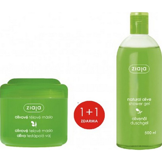 Ziaja Oliva Körperbutter 200 ml + Oliva Duschgel 500 ml, Duopack