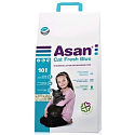Asan Fresch Blue Bio Wurf nicht parfümierter Wurf für Katzen und Frettchen 10l