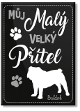Nekupto Haustiere Magnet Bulldogge 66 x 90 x 2 mm