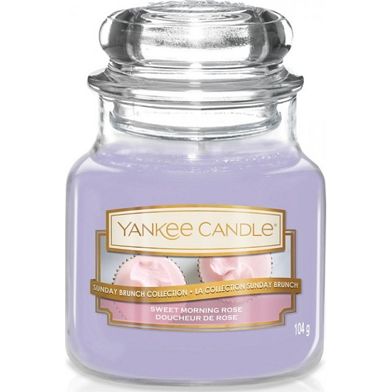 Yankee Candle Sweet Morning Rose Klassisches kleines Glas 104 g