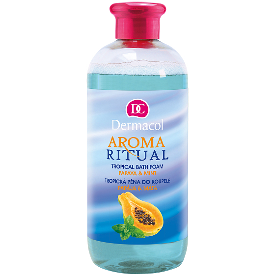 Dermacol Aroma Ritual Papaya und Minze tropischen Badeschaum 500 ml