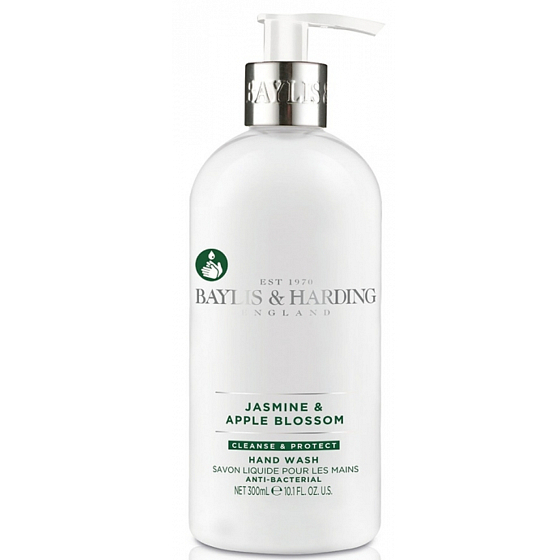 Baylis & Harding Jasmin und Apfelblüte flüssiger antibakterieller Handseifenspender 300 ml