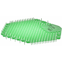 Fre Pro Wave 3D Urinal-Sieb mit Gurken- und Wassermelonenduft grün 2 Stück