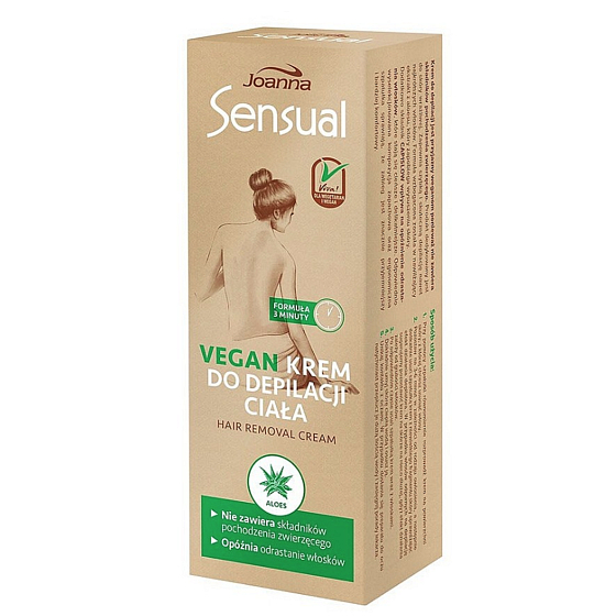Joanna Sensual Vegan Enthaarungscreme für den Körper 100 g