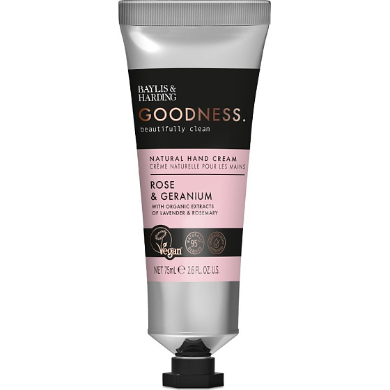 Baylis & Harding Rose und Muskatnuss pflegende Handcreme 75 ml