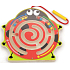 HM Studio Magnetisches Labyrinth aus Holz - Marienkäfer