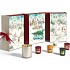 Yankee Candle Adventskalender Buch Teelicht 12 Stück + Votivkerze 12 Stück + Kerzenhalter, Weihnachtsgeschenkset