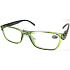 Berkeley Reading Brillen +1,5 Kunststoff transparent grün, schwarze Seiten 1 Stück MC2166