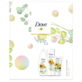 Dove Nourishing Secrets Stimulierendes Ritual Avocadoöl + Ringelblumenextrakt-Duschgel 250 ml + Körperlotion 250 ml + Handcreme 75 ml, Kosmetikset