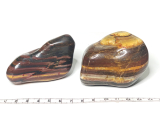 Tigerauge Getrommelter Naturstein 220 - 280 g, 1 Stück, Stein der Sonne und der Erde, bringt Glück und Reichtum