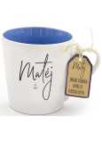 Nekupto Original Becher mit dem Namen Matěj 300 ml