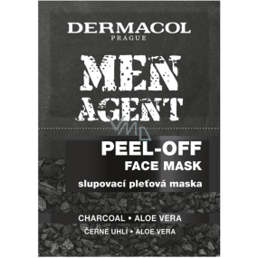 Dermacol Men Agent Peel-off-Gesichtsmaske für Männer 2 x 7,5 ml
