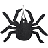 Schwarze Holzspinne zum Aufhängen 12 x 8,5 cm