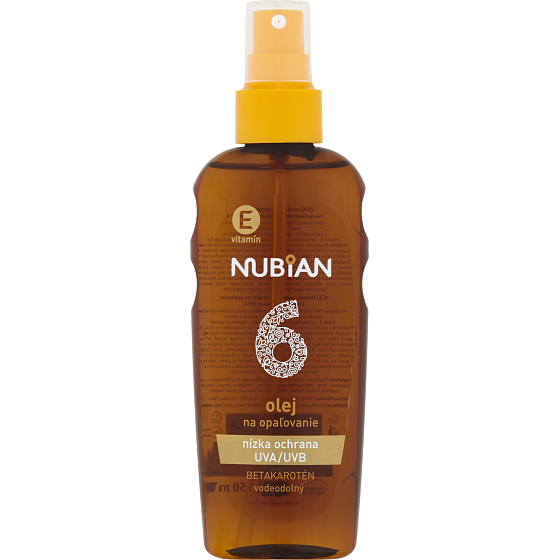 Nubian OF 6 Sonnenöl mit Beta-Carotin, 150 ml