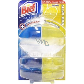 Bref Duo Active Extra Clean & Fresh Zitronen-WC-Gel 60 ml + 2x Nachfüllung