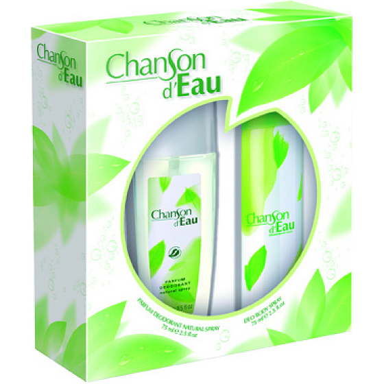 Chanson d Eau Original parfümiertes Deodorantglas für Frauen 75 ml + Deodorant Spray 75 ml, Kosmetikset