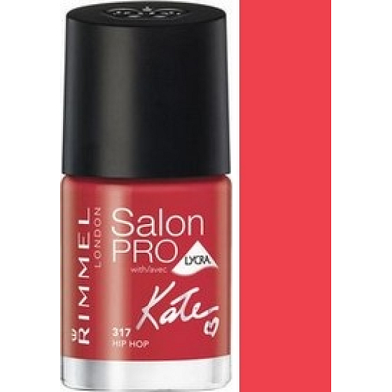 Rimmel London Salon Pro Lycra Nagellack 317 Hip Hop Von Kate 12 ml